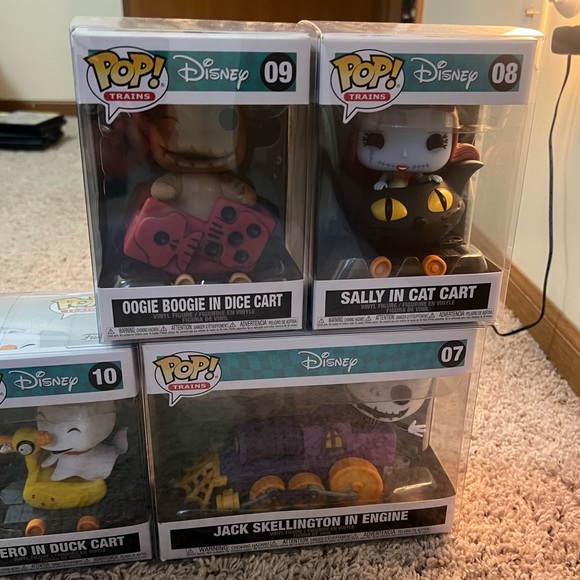 Disney Nightmare Before Christmas Funko Pop! Trains Set (NIB) - Picture 9 of 12